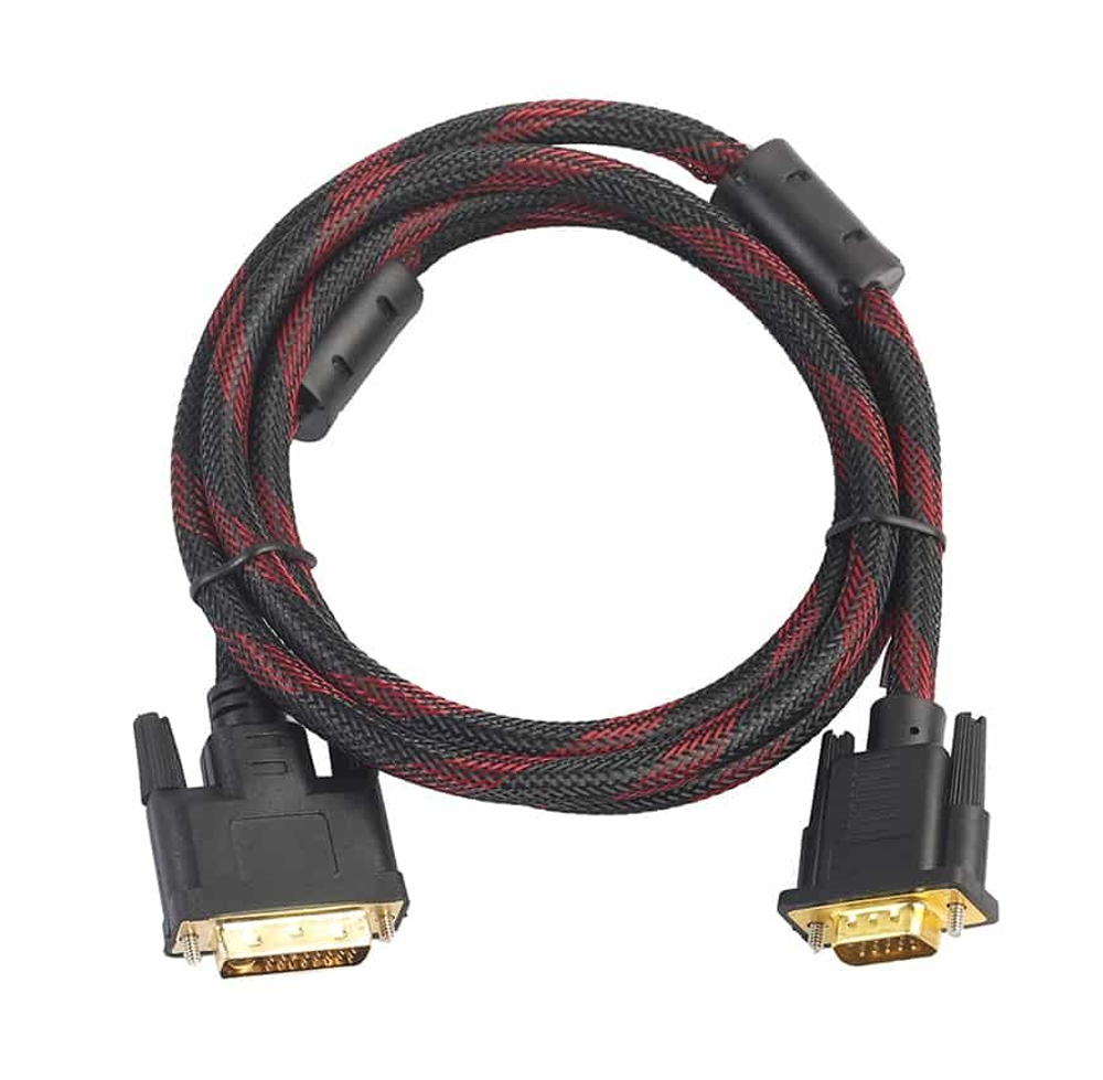 Кабель DVI-VGA (черный) 1,5м