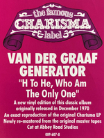 Van Der Graaf Generator / H To He Who Am The Only One (LP)