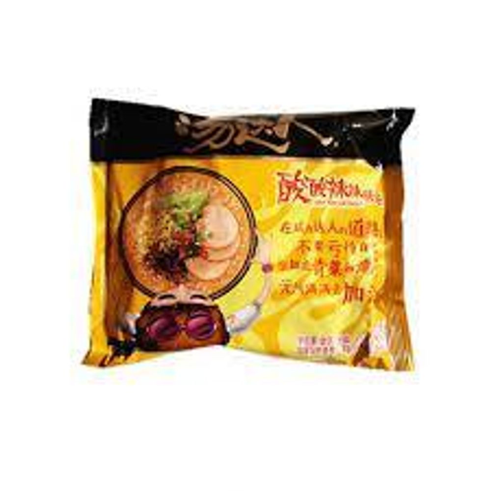 Лапша со вкусом кисло-острой свинины пакет Tangdaren 130г