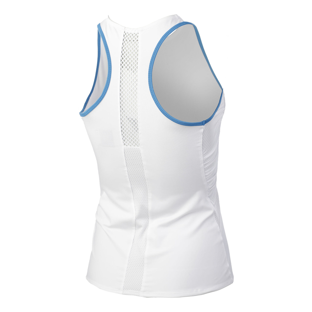 Женская теннисная майка Lucky in Love In A Ruche Tank Top Women - White