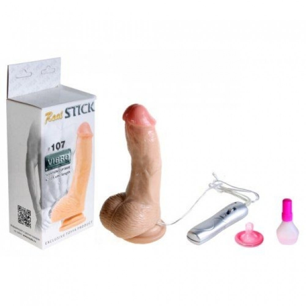 Вибратор-реалистик 107 (Цвет: телесный)