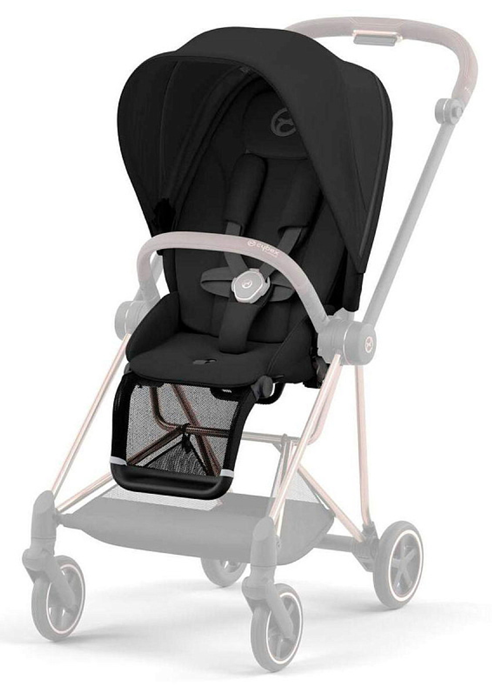 Прогулочная коляска Cybex Mios III Rosegold complete Sepia Black