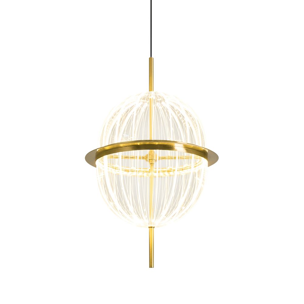 Подвесной светильник 8631P/C copper/clear