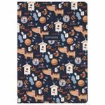 Тетради 40 л. в клетку обложка SoftTouch, НАБОР 3 шт., бежевая бумага 70 г/м2, сшивка, А5 (147х210 мм), PATTERN, BRAUBERG, 403792