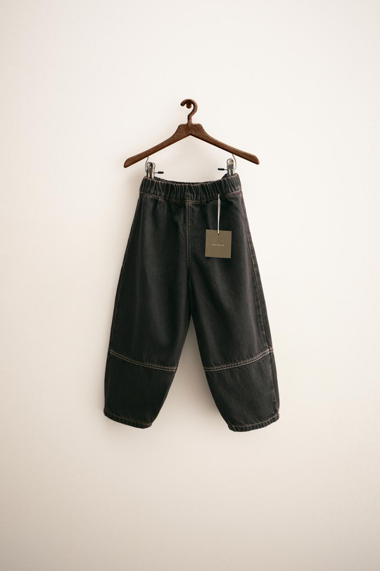 ZARA TIMELESS — ДЖИНСЫ BALLOON, КОРИЧНЕВЫЙ