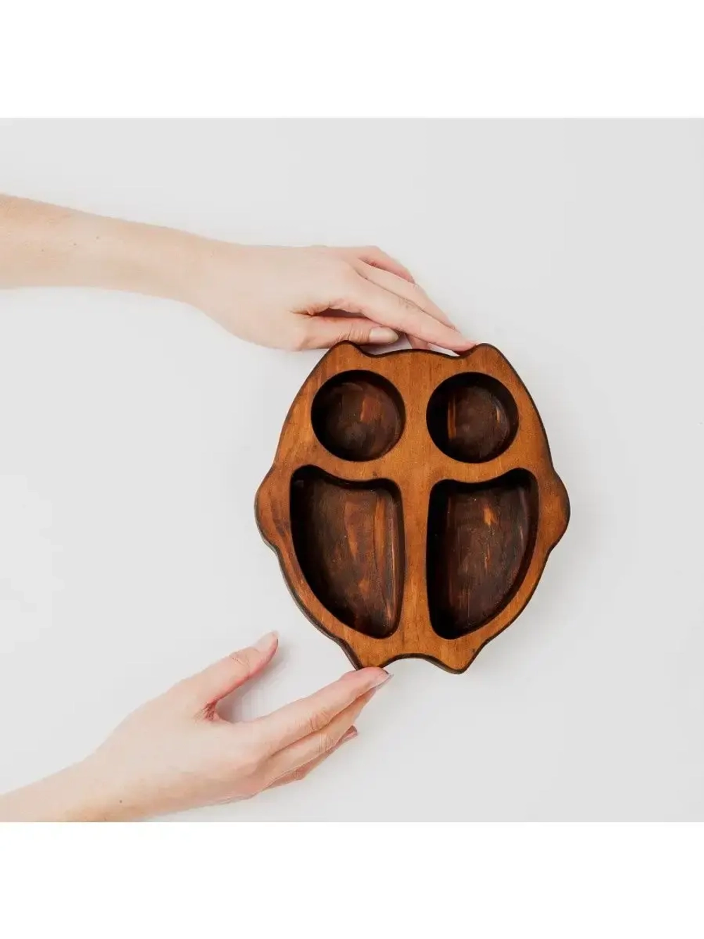 Менажница "Сова" из Сибирского кедра