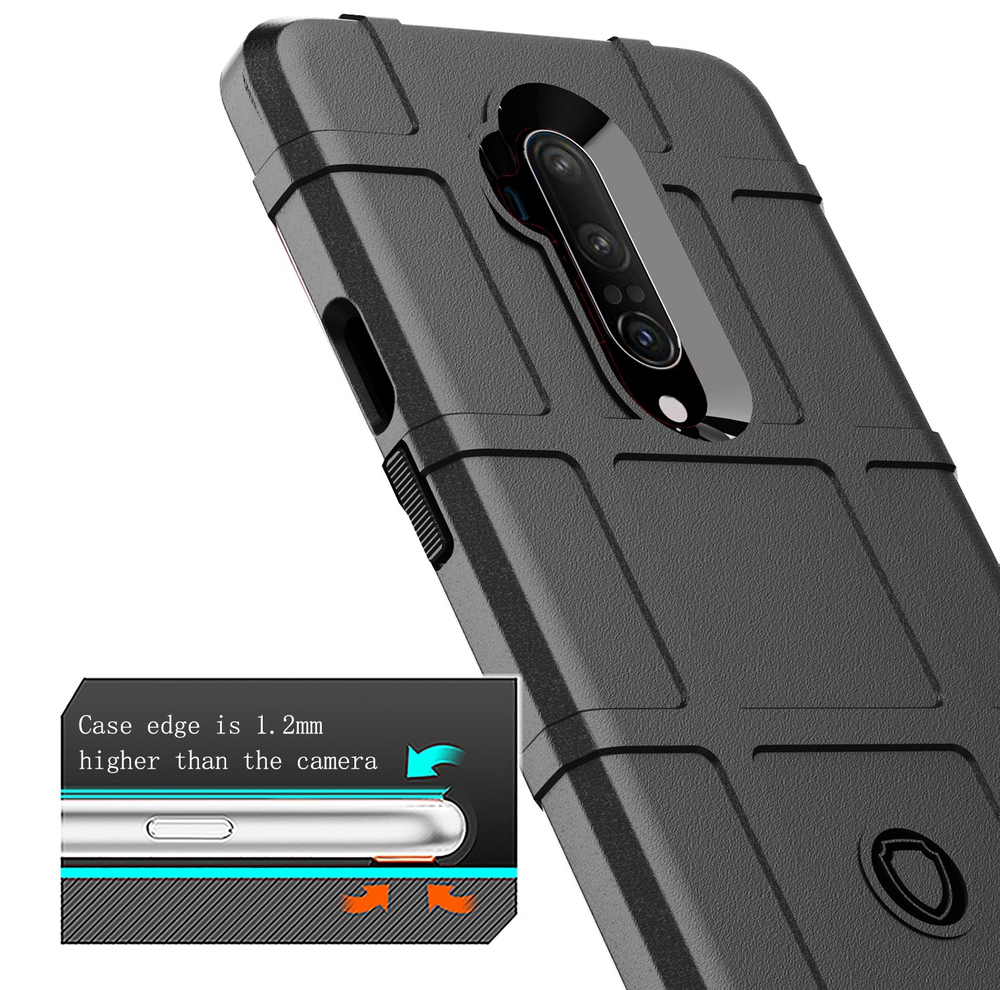 Чехол для OnePlus 7T Pro цвет Black (черный), серия Armor от Caseport