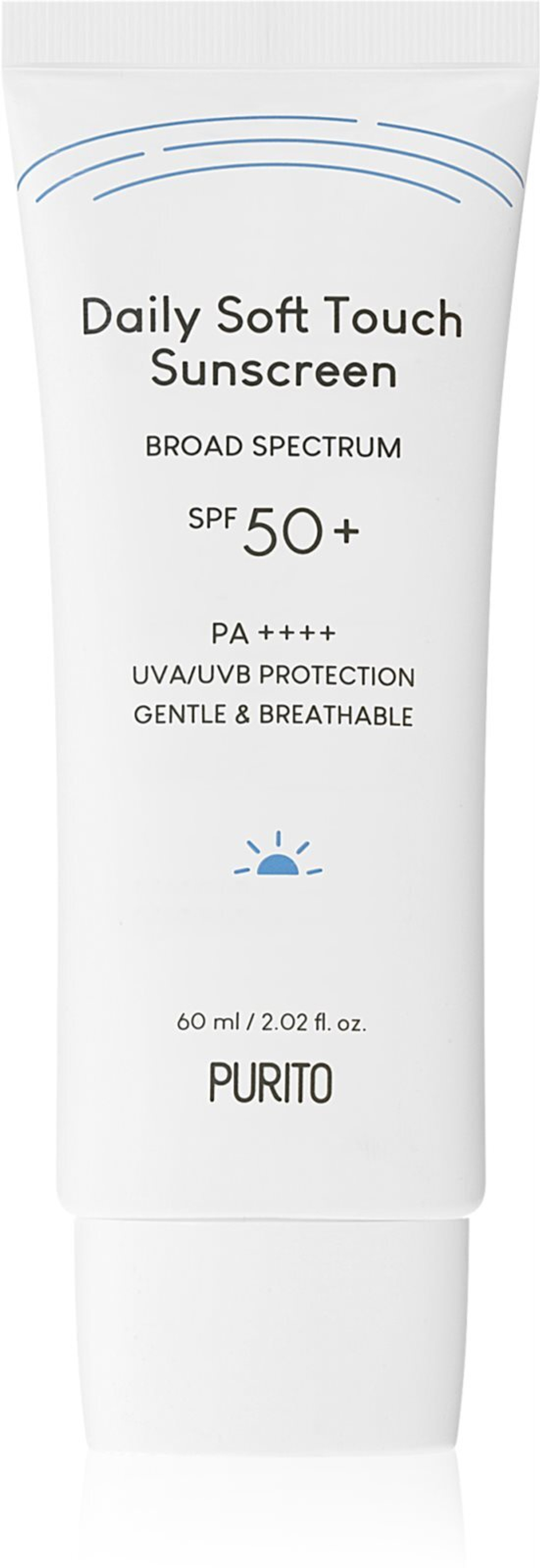 Purito Daily Soft Touch Sunscreen - легкий защитный крем для лица SPF 50+ /   60  ml  / GTIN 8809563102600