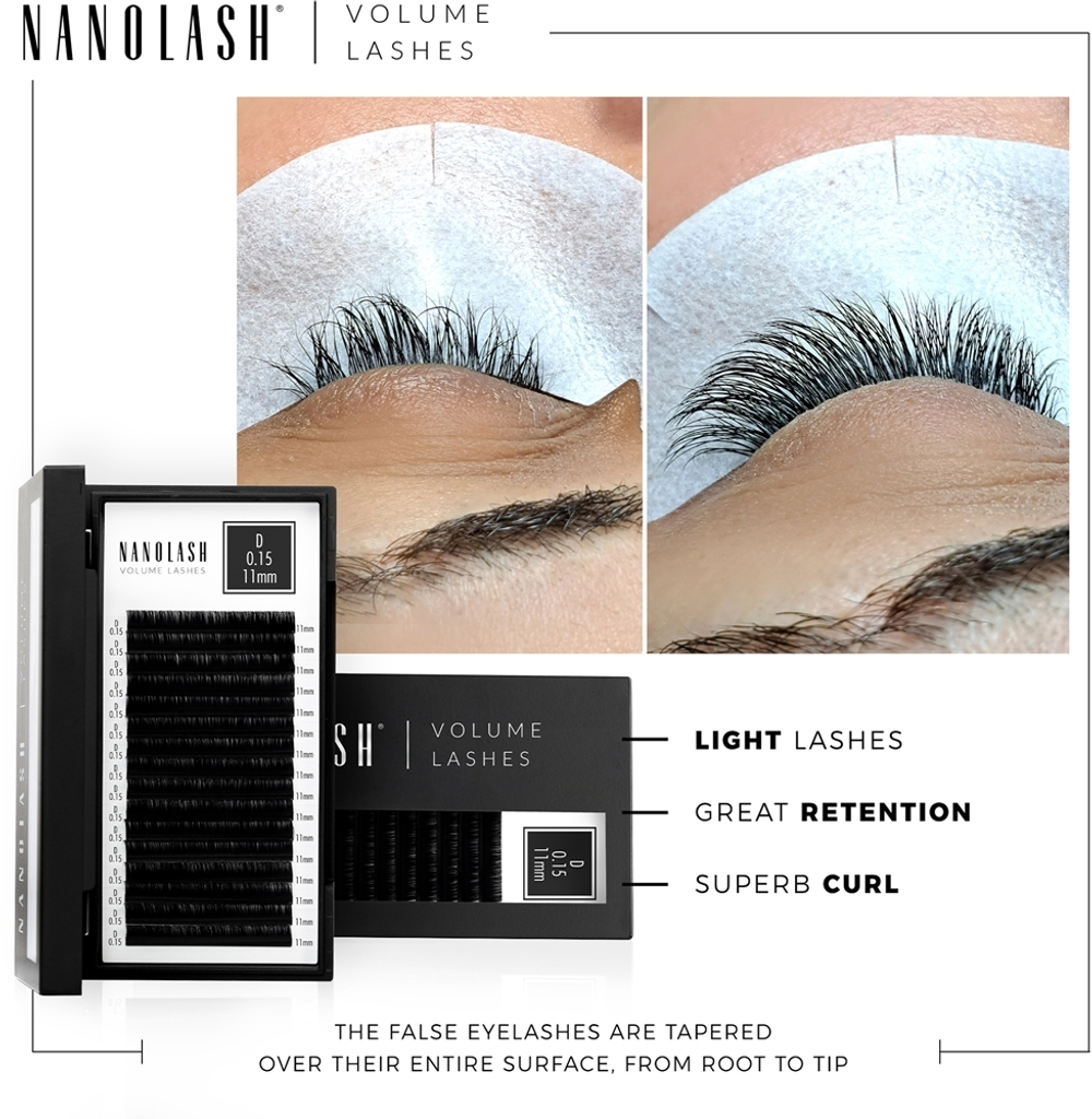 Nanolash Volume Lashes - накладные ресницы, 1 шт.