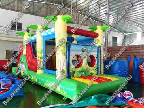 Надувной батут "Джунгли" 8*3*3 м