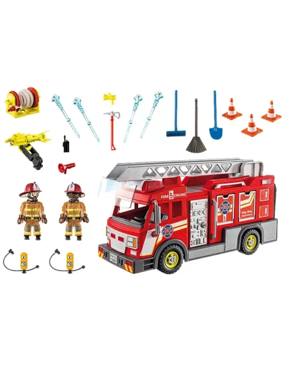 Набор Пожарная машина Playmobil 71233 свет, звук
