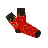 Носки BOOMERANGS Адское пламя, красный