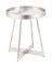 Журнальный столик Гера 50*50 см сталь серебро