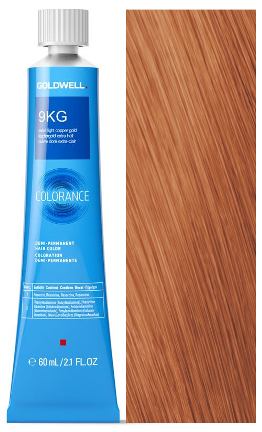 Goldwell Colorance 9KG медно-золотистый блондин экстра 60 мл