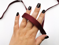 Бретелечная резинка, Турция, бордо, 15 мм, (Арт: BR650/20-579), м