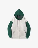 Купить Худи Ymkashix HTF Zip светло-серый/зеленый Худи Ymkashix HTF Zip светло-серый/зеленый