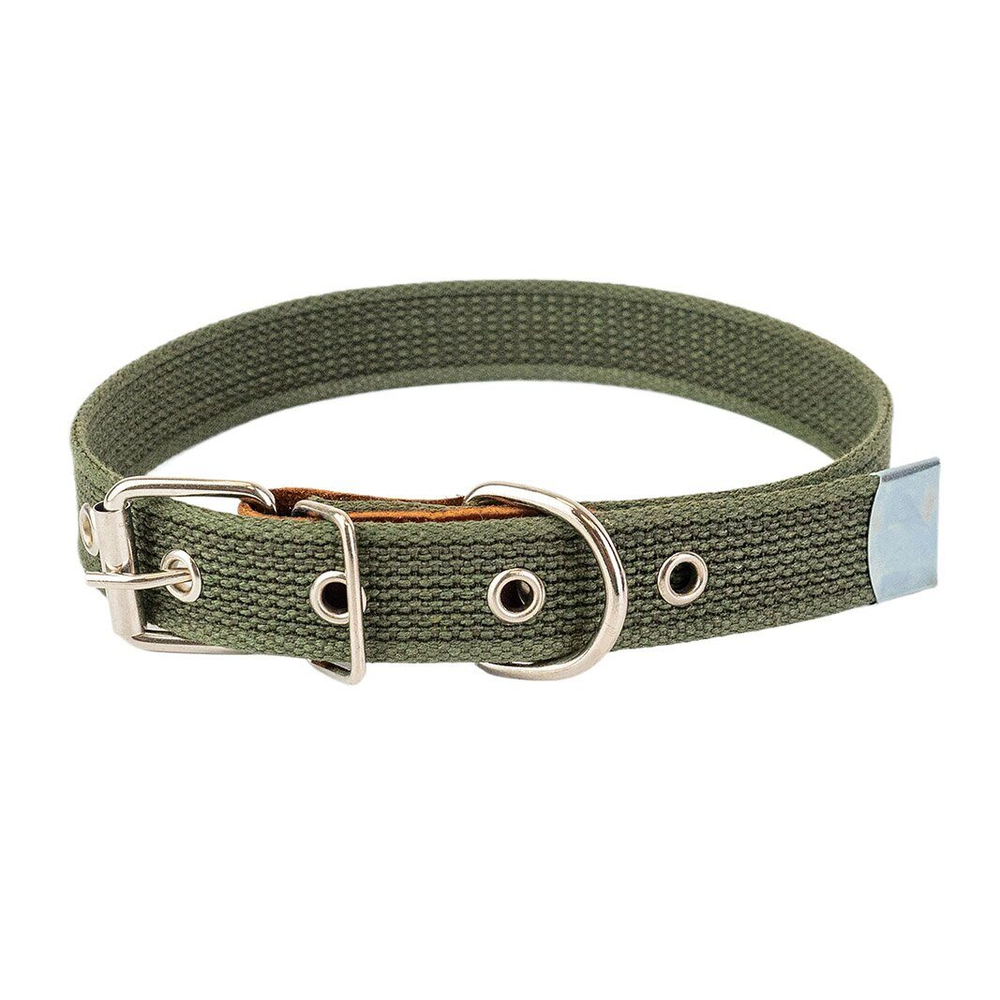 ДАРЭЛЕНД Ошейник брезентовый одинарный 25 мм, 45-57 см