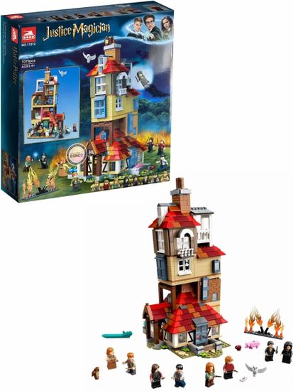 Конструктор Lari «Нападение на Нору»  арт. 11572 (Harry Potter 75980) , 1079 деталей