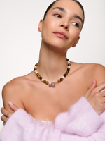 Чокер "Tiger's eye pearl"