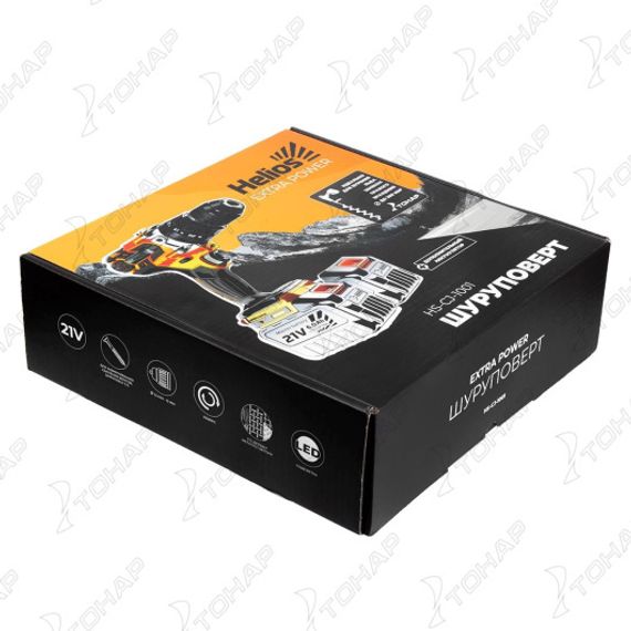 Шуруповерт-электробур 21V 6A 120 Нм (HS-CJ-1001) Helios