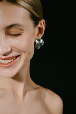 Серьги Пластика круглые