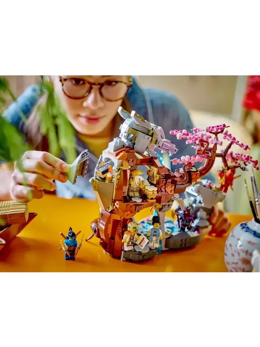 Конструктор Ниндзя Храм камня Дракона 1212 деталей