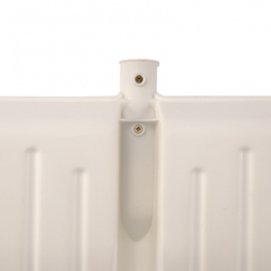 Лопата для уборки снега пластиковая, белая, 420 х 425 мм, без черенка, Россия, Сибртех