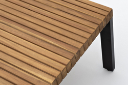 Обеденная группа из алюминия АЛЬТО со скамьями