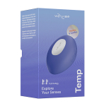 Сиреневый клиторальный вибратор 9,6см We-Vibe Temp Heating & Cooling Massager Lavender Blue SNHS1SGE