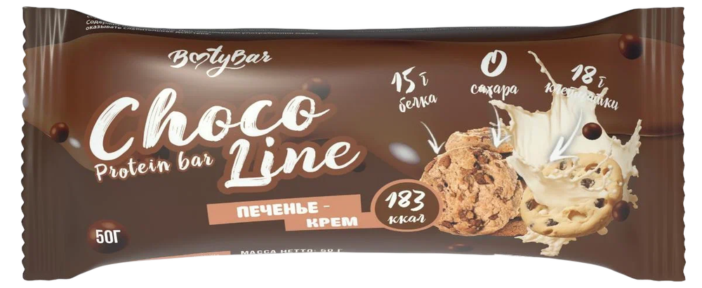 BootyBar Chocolate Line 50гр , Протеиновый батончик
