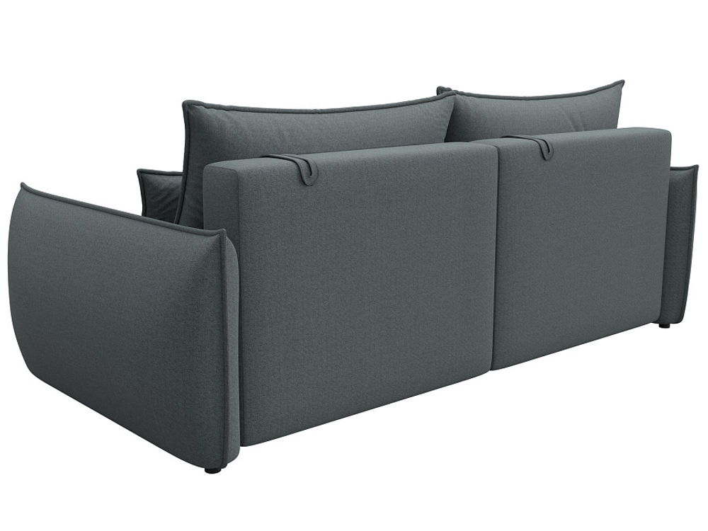 Диван прямой Лига-051 НПБ РОГОЖКА Амур 07 серый