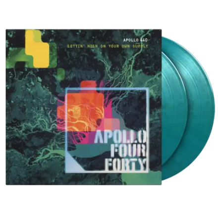 LP: Apollo 440 — «Gettin' High On Your Own Supply» (1999/2025) [2LP Green Marble Vinyl]