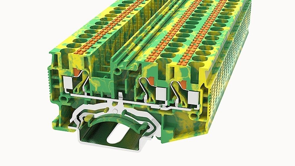 DS4-TW-PE-01P-1C-00A(H), Клемма на дин-рейку