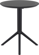 Стол пластиковый складной Siesta Contract Sky Folding Table Ø60, черный