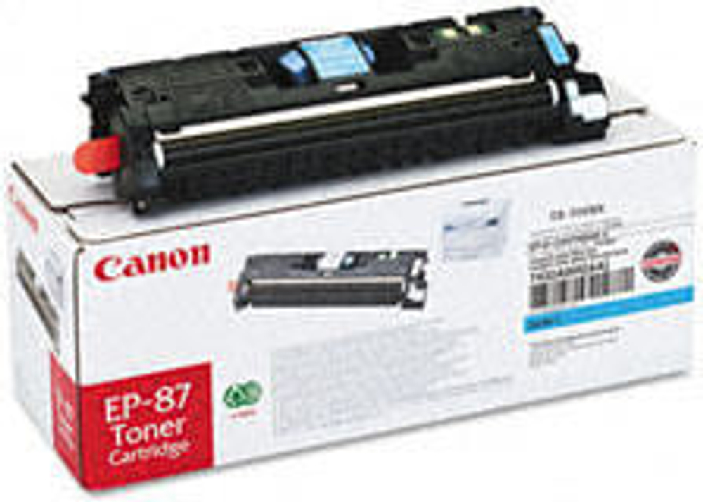 Картридж тонерный Подлинный Голубой Canon EP-87 1 шт 7432A003