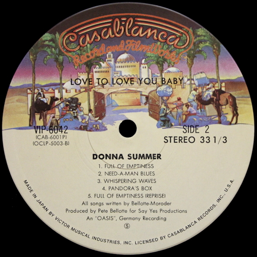 Donna Summer / Love To Love You Baby (LP)