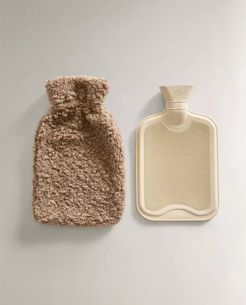 ZARA HOME ГРЕЛКА ИЗ ИСКУССТВЕННОГО МЕХА, КОРИЧНЕВЫЙ