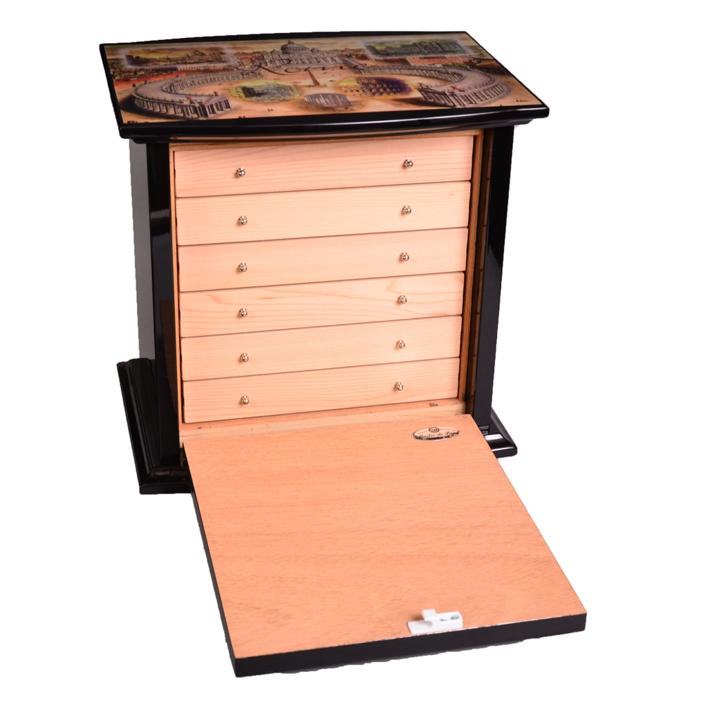 Хьюмидор-шкаф Mastro de Paja на 50 сигар Рим УЦЕНКА