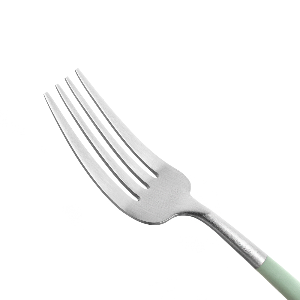 Набор столовых приборов на 6 персон 24 предмета Cutipol Goa matte celadon в подарочной упаковке