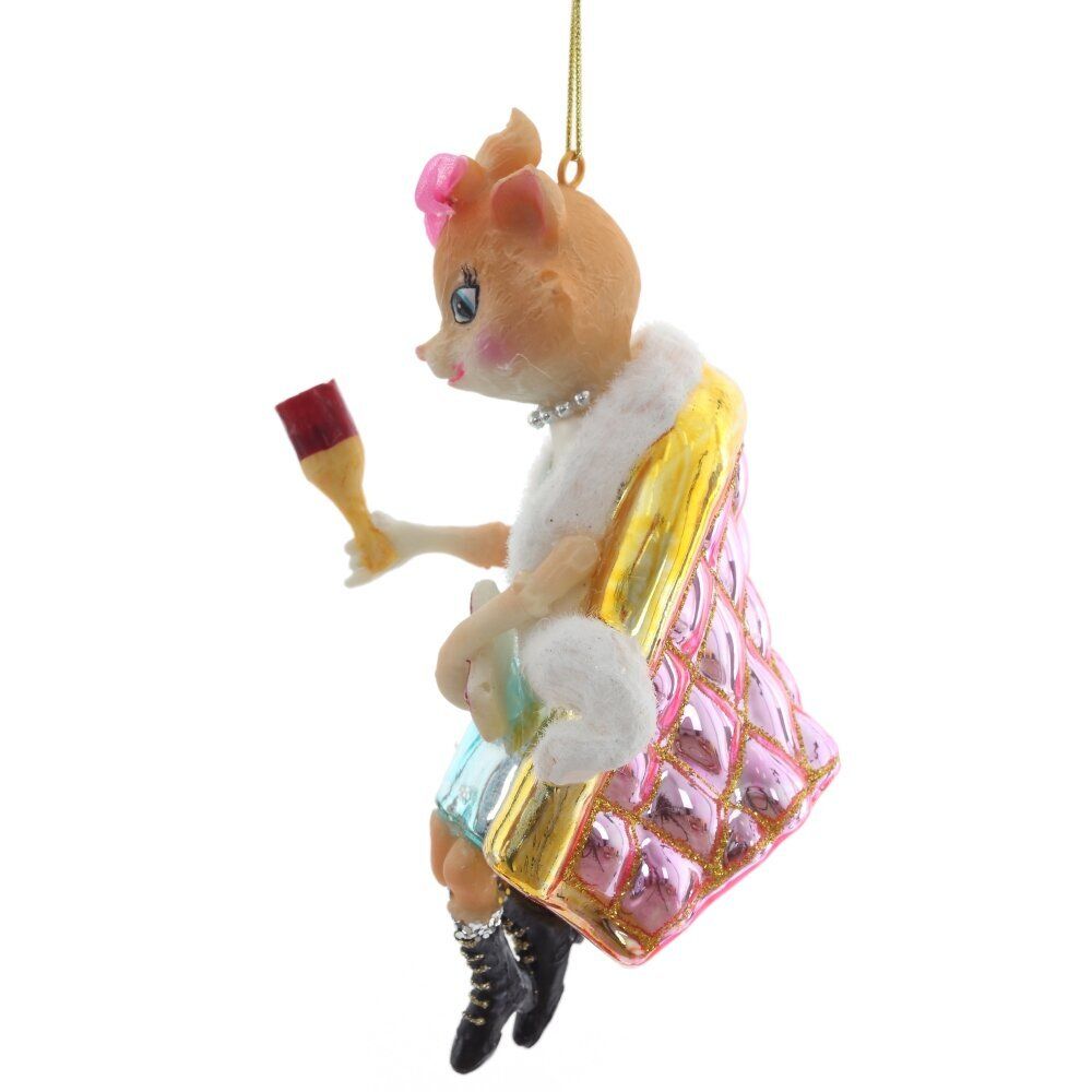 GAEM Украшение новогоднее "Кошка", L8 W12 H11 см