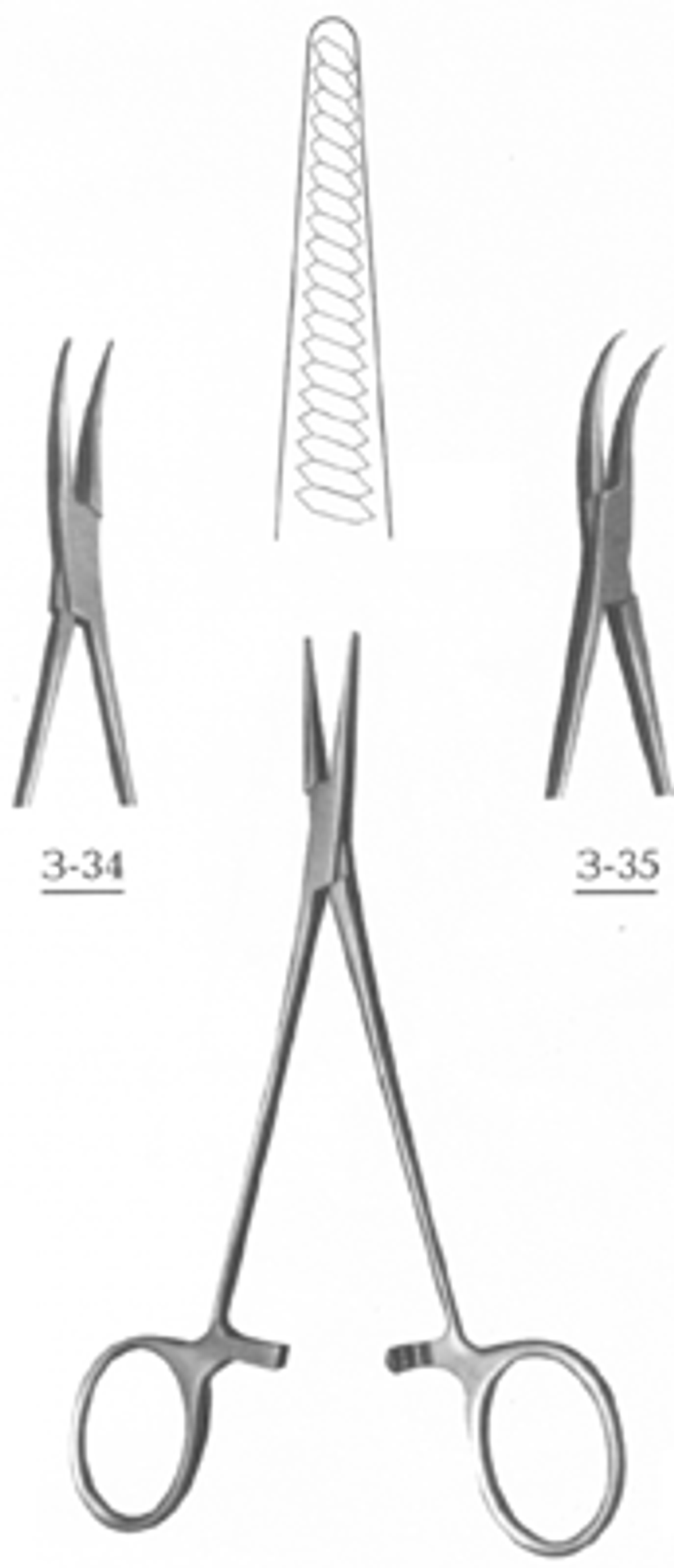 ВР- З-33 # Зажим кровоостанавливающий типа Москит прямой
