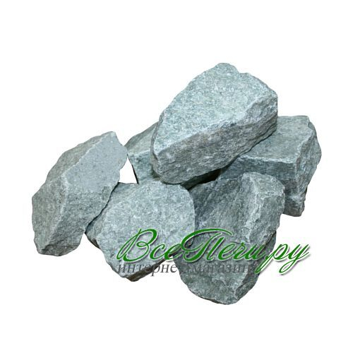 Камень для бани Жадеит Хакасский колотый средний
