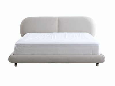 Двуспальная кровать с широким изголовьем Coco