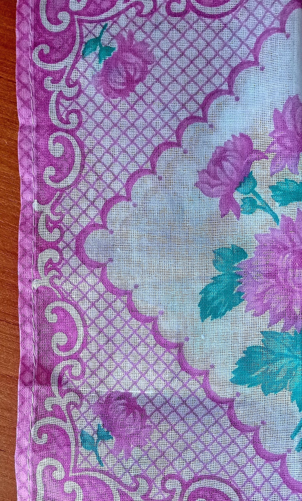 Носовой платок, размер 24 x 24 см, 1 шт., разные цвета