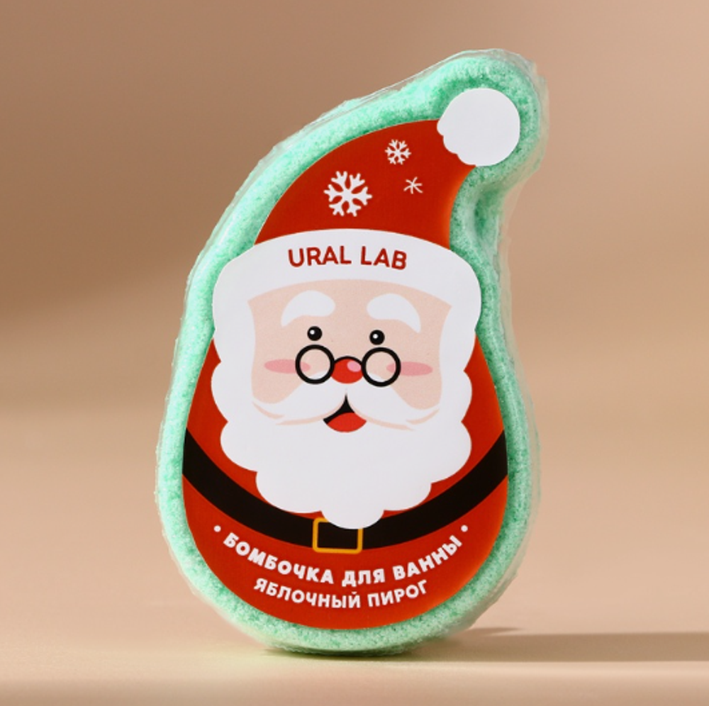 Бомбочка для ванны "Новый Год" URAL LAB,100 г Бомбочка для ванны "Новый Год" URAL LAB,100 г