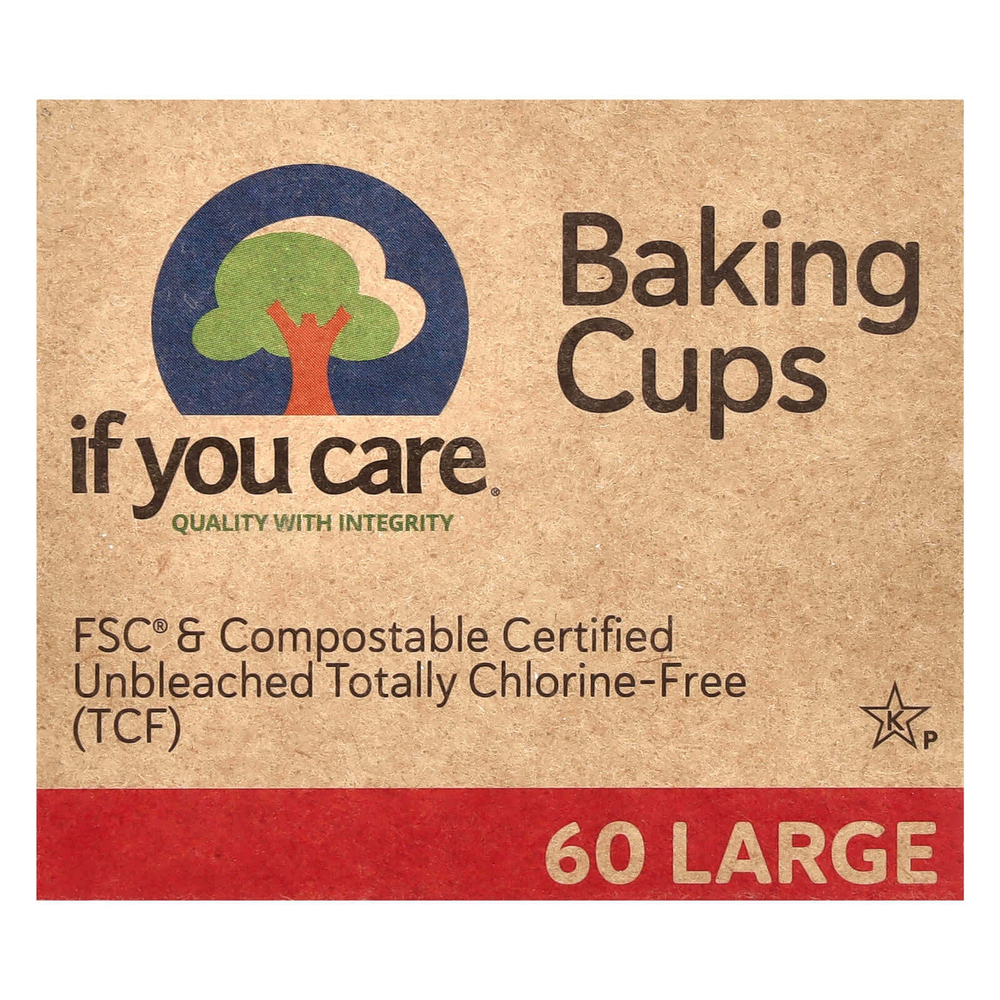 If You Care, формы для выпечки, большие, 60 шт.