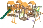 Большой детский игровой комплекс спортивный