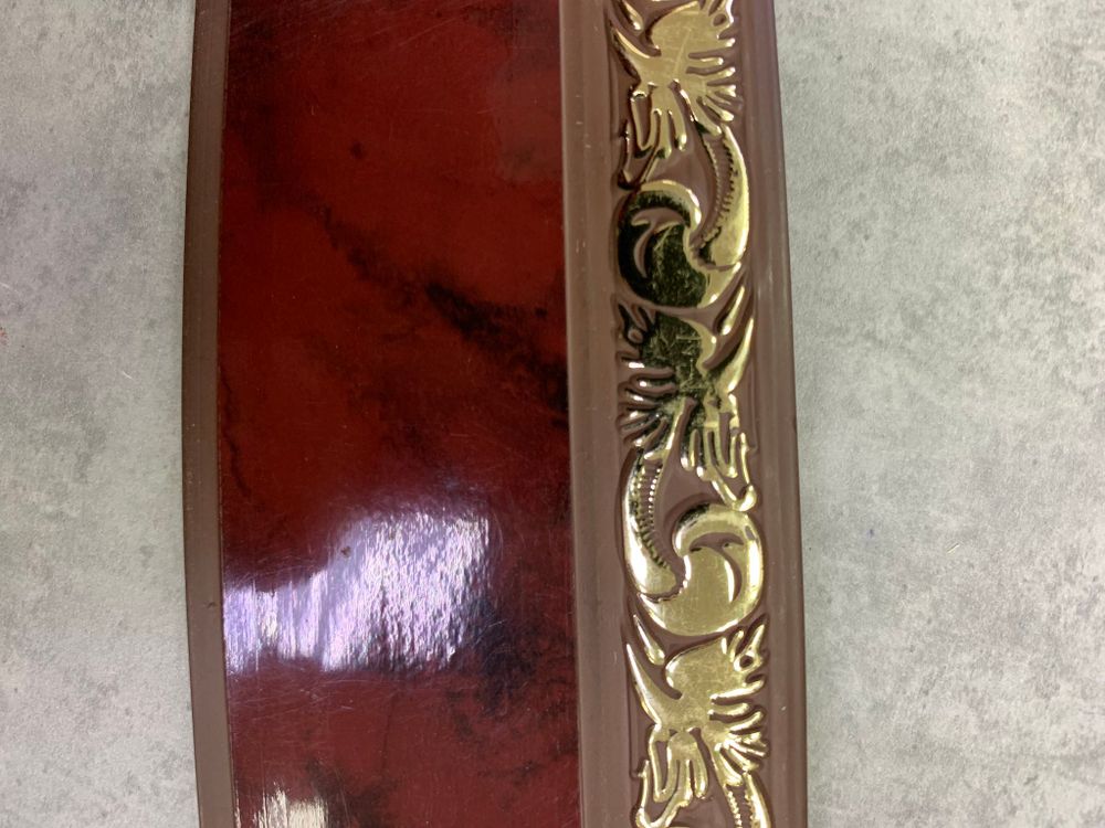 Махагон "Ажур" (5см) декоративная планка (бленда)