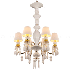 Люстра Cloyd LOTTIE-C C6 / Ø56 см- белая керамика (арт.11218)