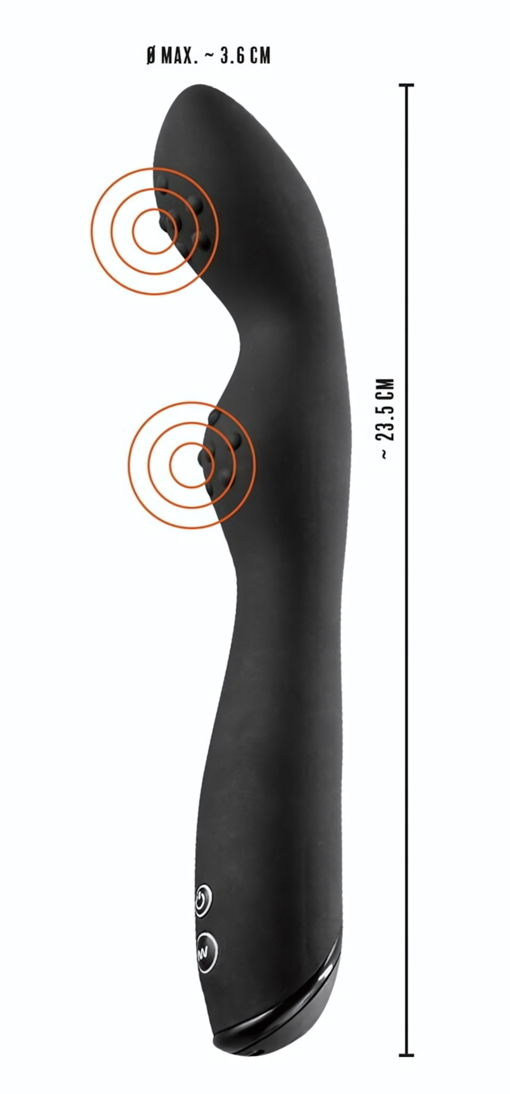 Стимулятор простаты с вибрацией P-Spot Vibrator 597384ON